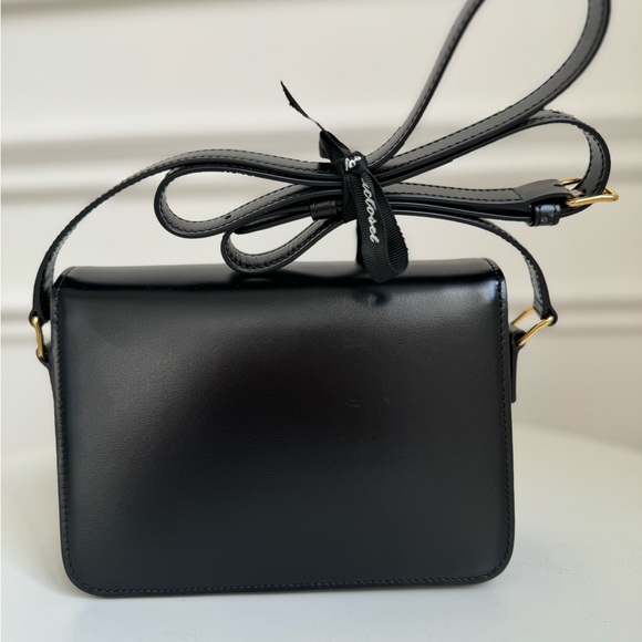 —SOLD—CELINE TEEN TRIOMPHE BAG IN SHINY CALFSKIN BLACK - Picture 6 of 10